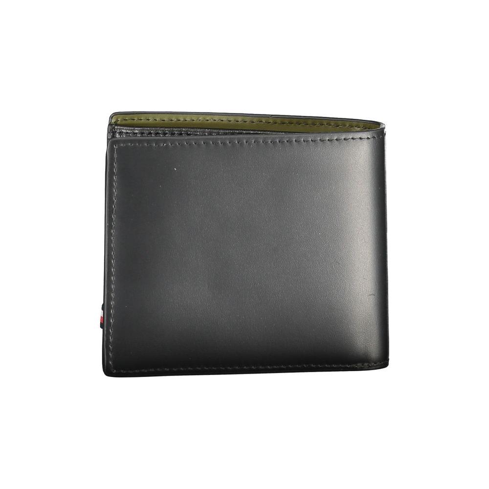 Tommy Hilfiger Black Leather Wallet Tommy Hilfiger