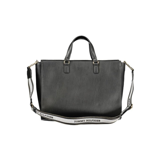 Tommy Hilfiger Black Polyethylene Handbag Tommy Hilfiger