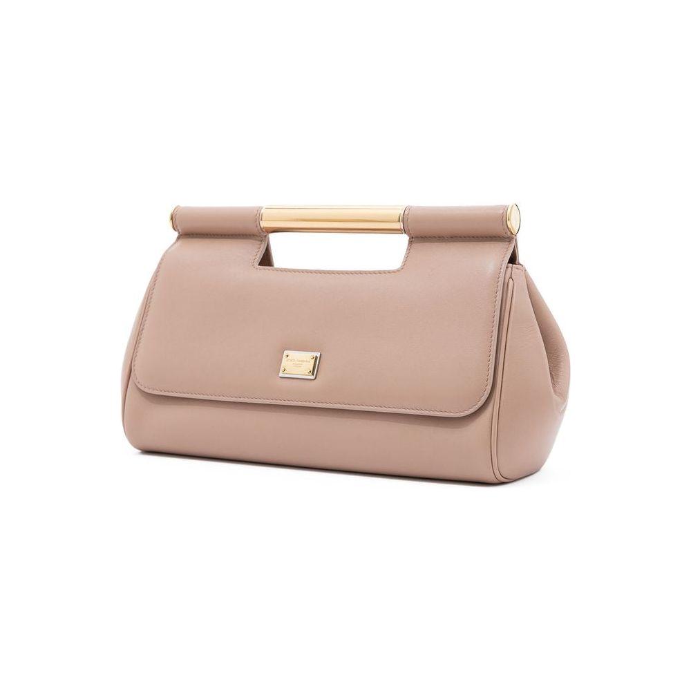 Dolce & Gabbana Pink Leather Handbag Dolce & Gabbana