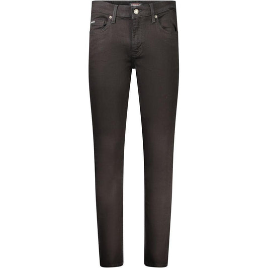 Guess Jeans Black Cotton Jeans & Pant Guess Jeans