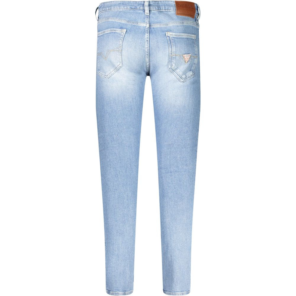 Guess Jeans Light Blue Cotton Jeans & Pant Guess Jeans