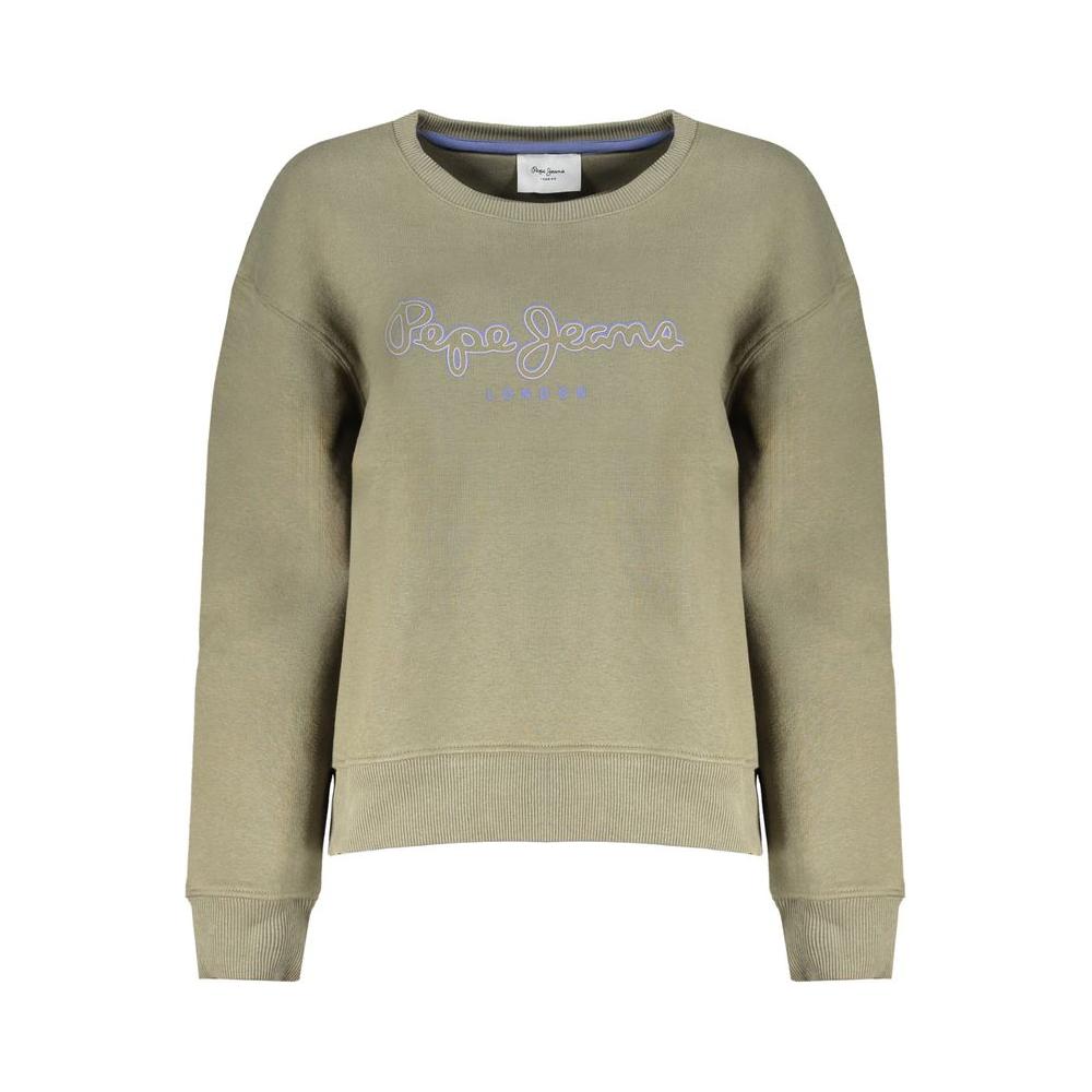 Pepe Jeans Green Cotton Sweater Pepe Jeans