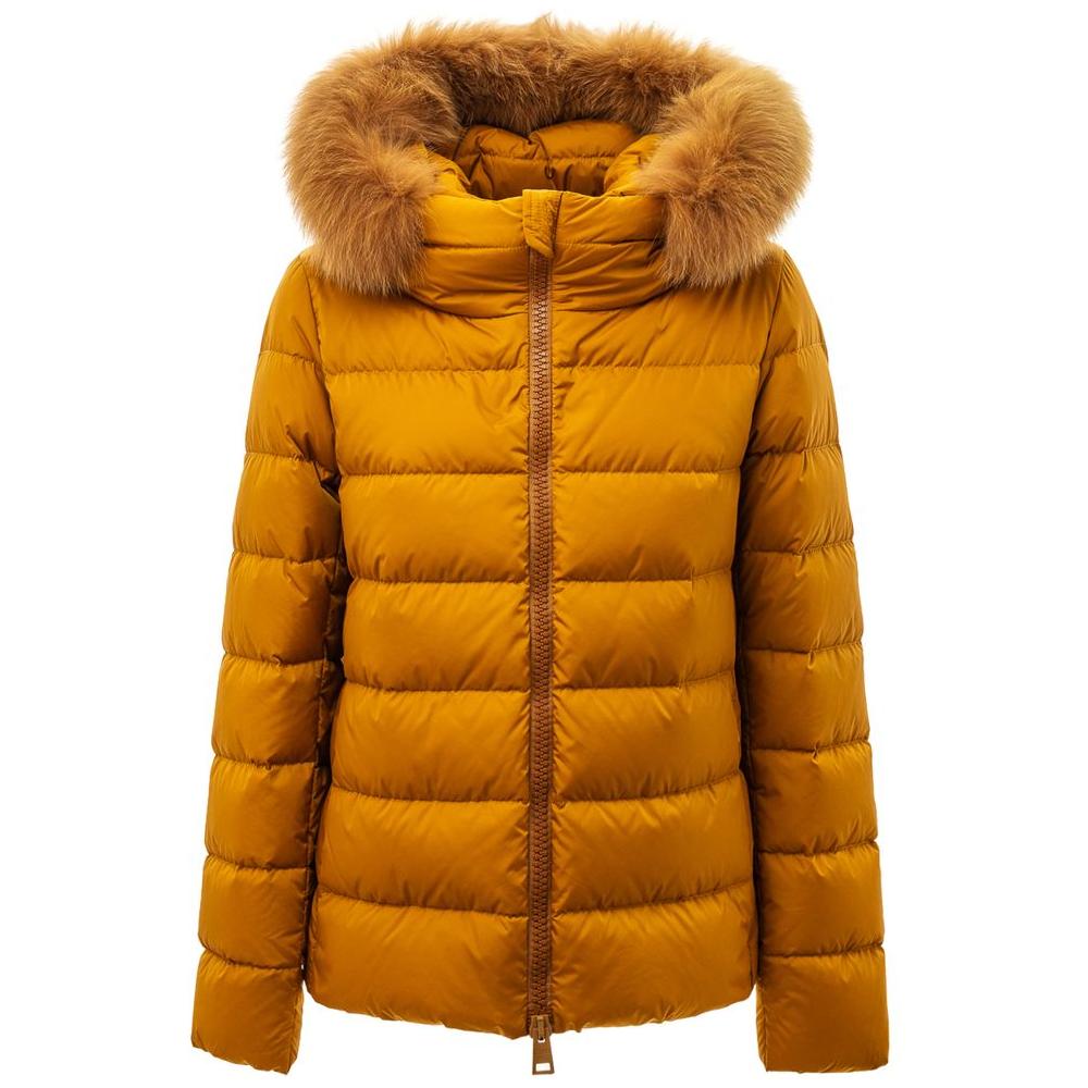 Herno Yellow Polyamide Jackets & Coat Herno