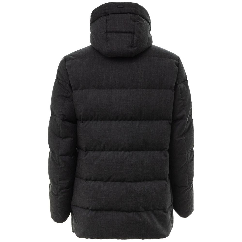 Herno Black Polyester Jacket Herno