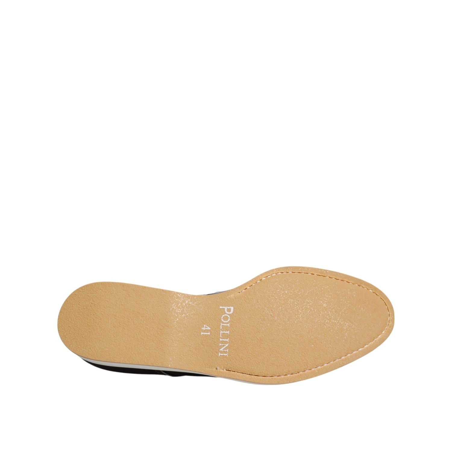 Pollini Black White Leather Lace Up Men Dress Formal Shoes