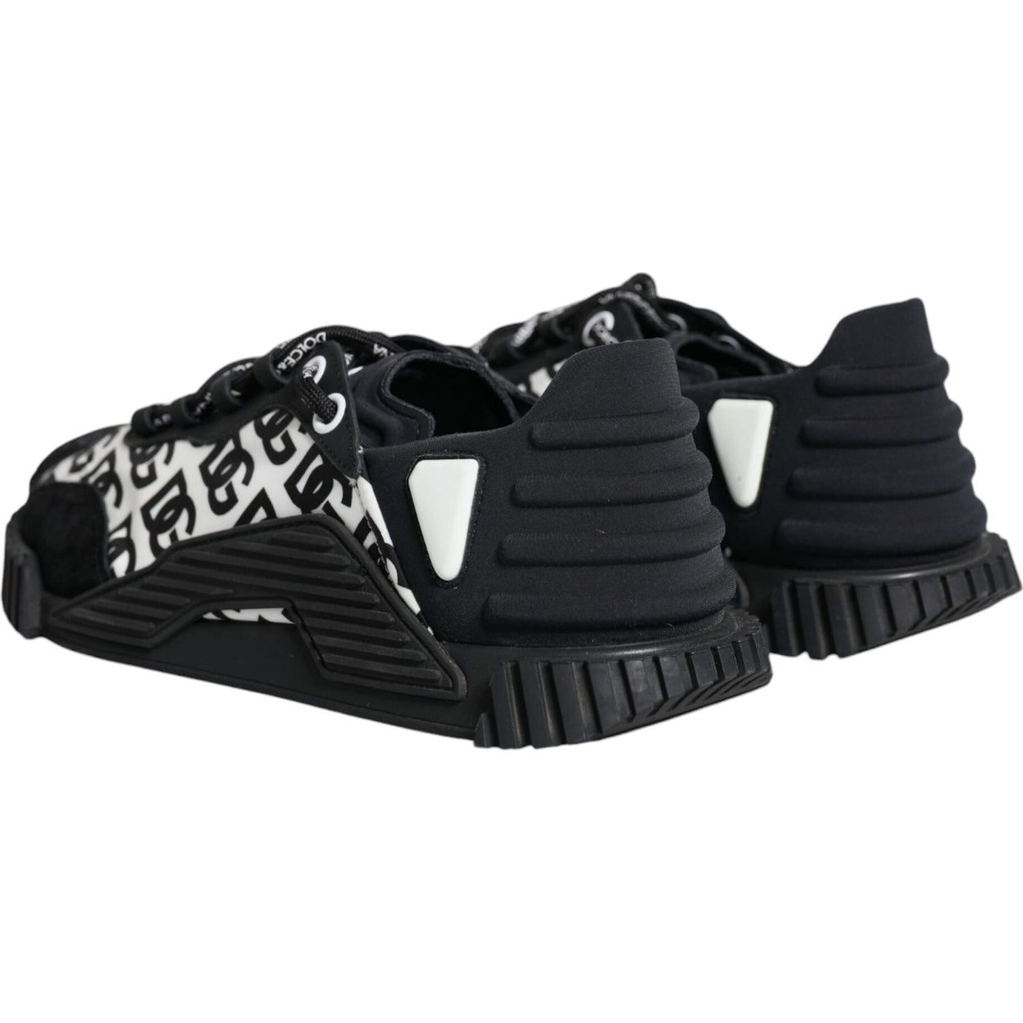 Dolce & Gabbana Black Logo Lace Up Low Top NS1 Sneakers Shoes Dolce & Gabbana