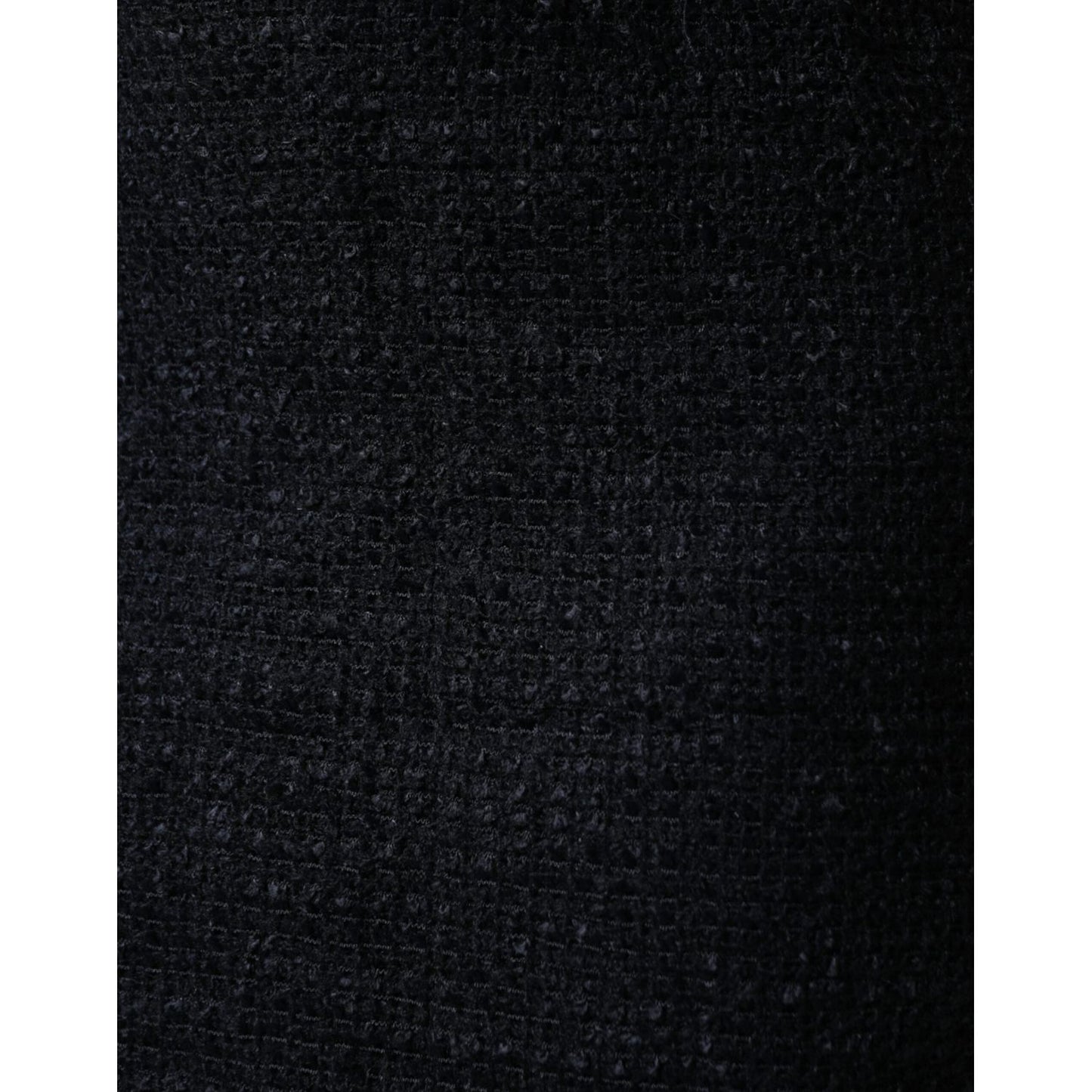 Dolce & Gabbana Black Virgin Wool Pencil Cut Midi Skirt Dolce & Gabbana