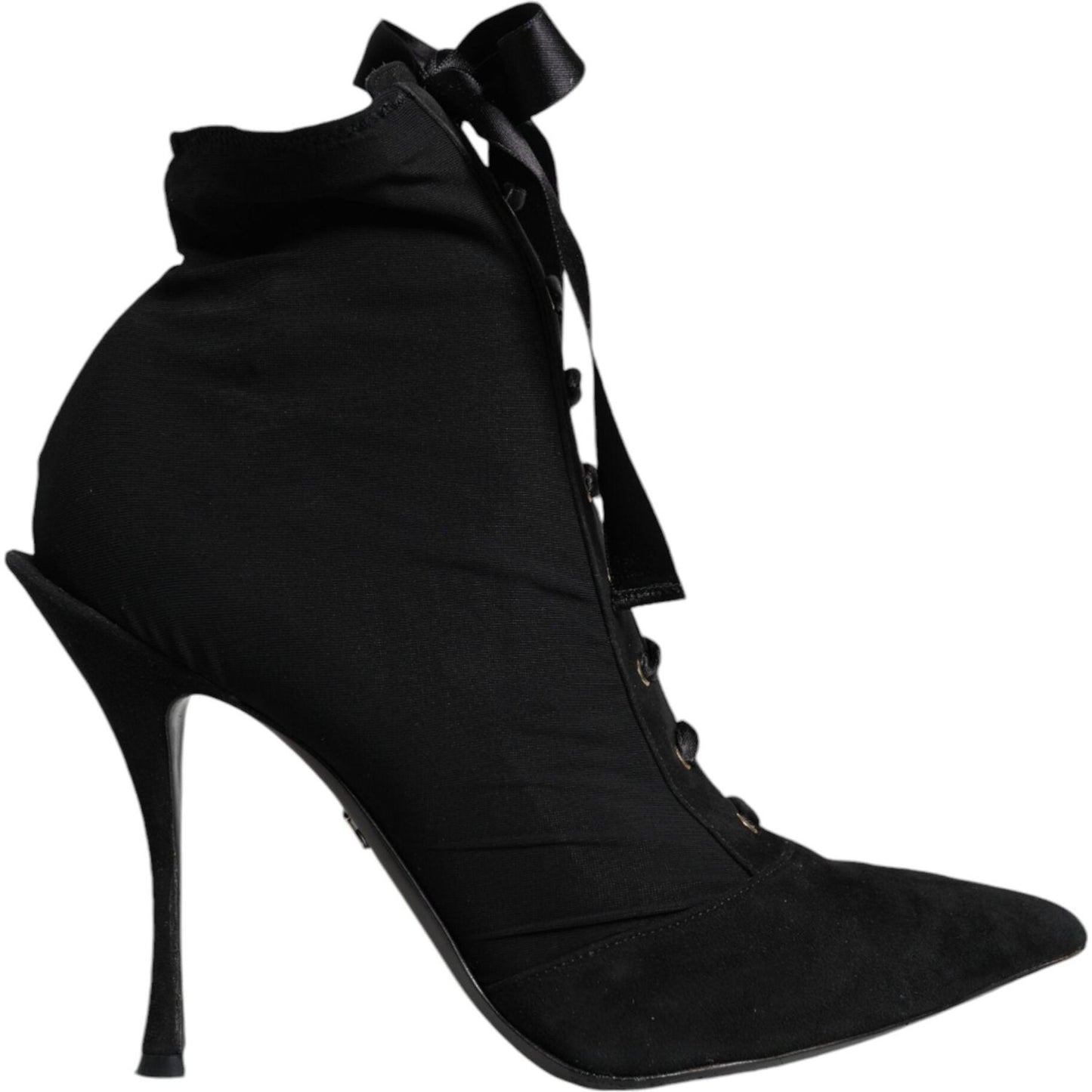 Dolce & Gabbana Black Lace Up Trekking Ankle Boots Shoes Dolce & Gabbana