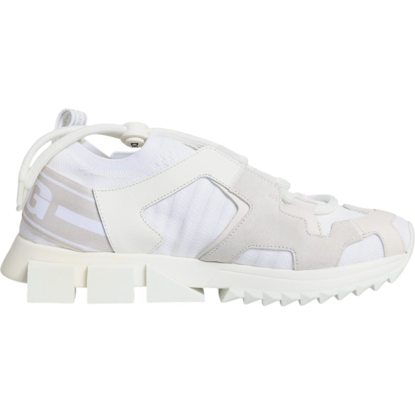 Dolce & Gabbana White Mesh Sorrento Trekking Sneakers Shoes Dolce & Gabbana