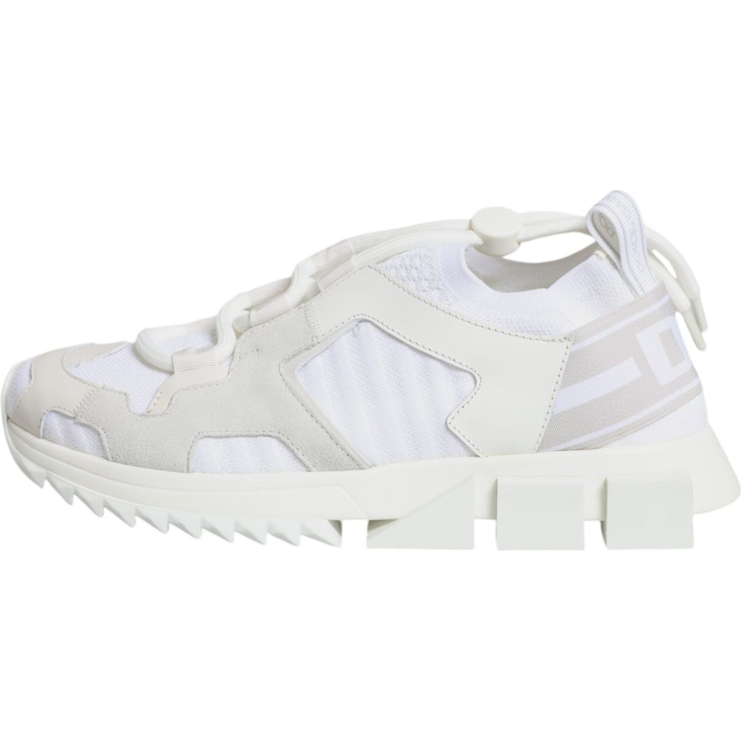 Dolce & Gabbana White Mesh Sorrento Trekking Sneakers Shoes Dolce & Gabbana