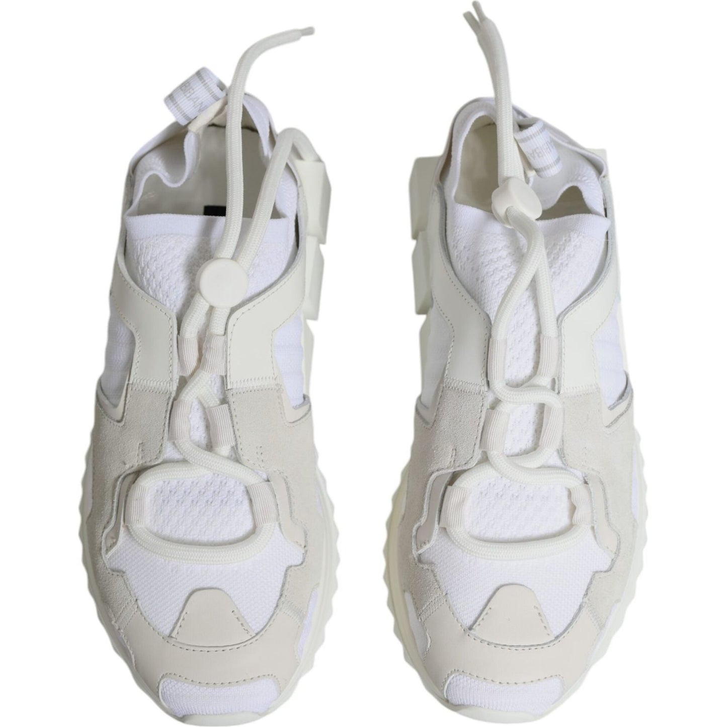 Dolce & Gabbana White Mesh Sorrento Trekking Sneakers Shoes Dolce & Gabbana