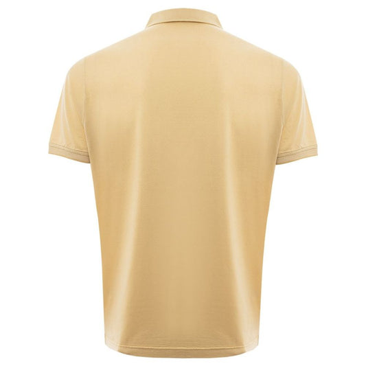 Loro Piana Yellow Silk Polo Shirt Loro Piana