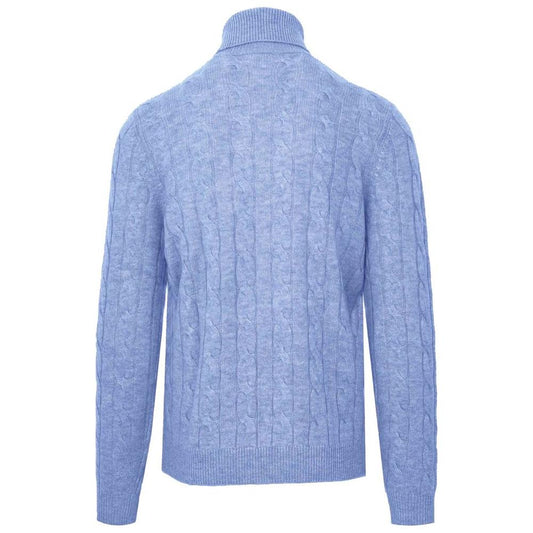 Malo Light Blue Wool Sweater Malo