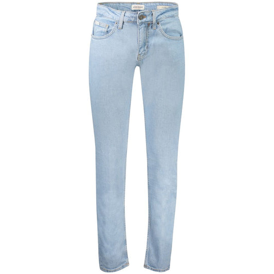 Guess Jeans Light Blue Cotton Jeans & Pant Guess Jeans