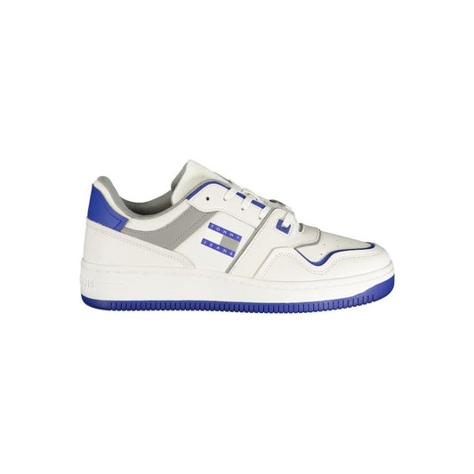 Tommy Hilfiger White Polyester Sneaker Tommy Hilfiger