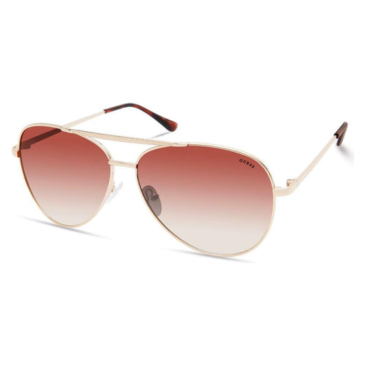 Guess Gold Metal Sunglasses Guess Light Gray