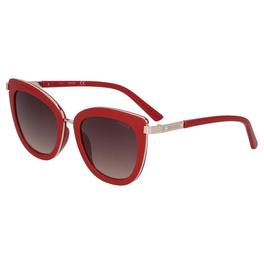 Guess Red Resin Sunglasses Guess Sienna