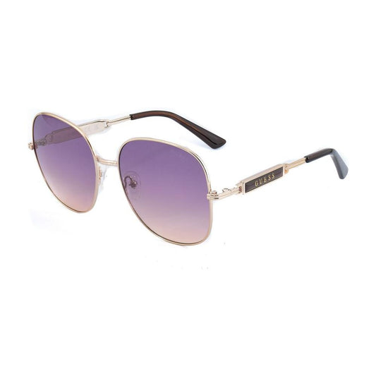 Guess Gold Metal Sunglasses Guess Rosy Brown
