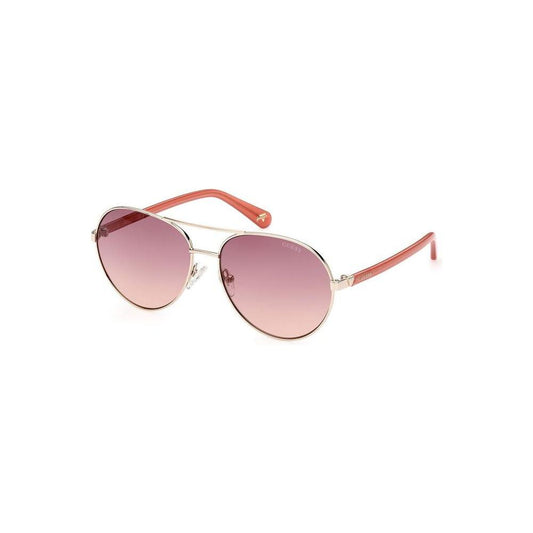 Guess Gold Metal Sunglasses Guess Gray