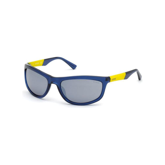 Guess Blue Injected Sunglasses Guess Dark Gray