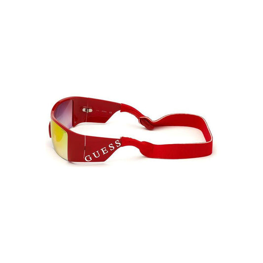 Guess Red Injected Sunglasses Guess Firebrick