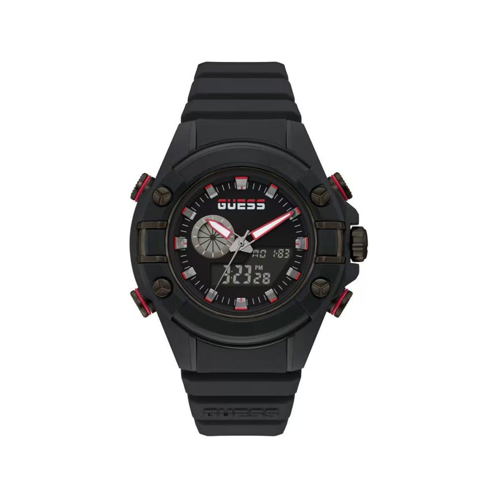 Guess Black Resin Watch Guess Dark Slate Gray