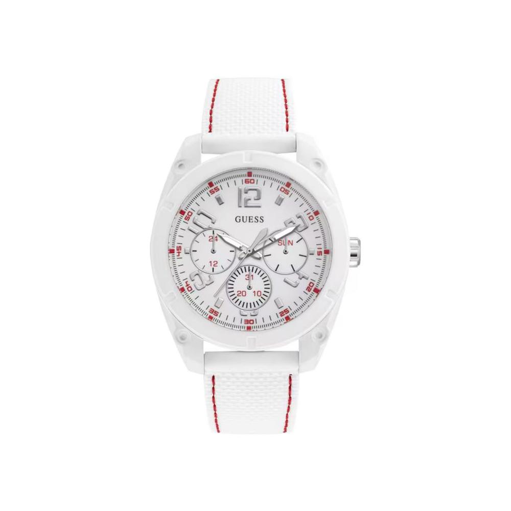 Guess White Resin Watch Guess Light Gray