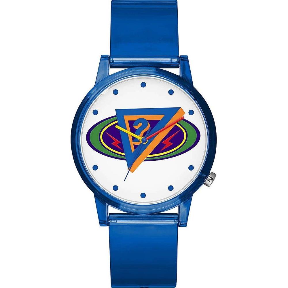 Guess Blue Resin Watch Guess Antique White