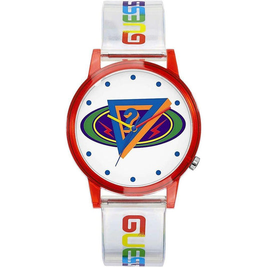 Guess Transparent Resin Watch Guess Antique White