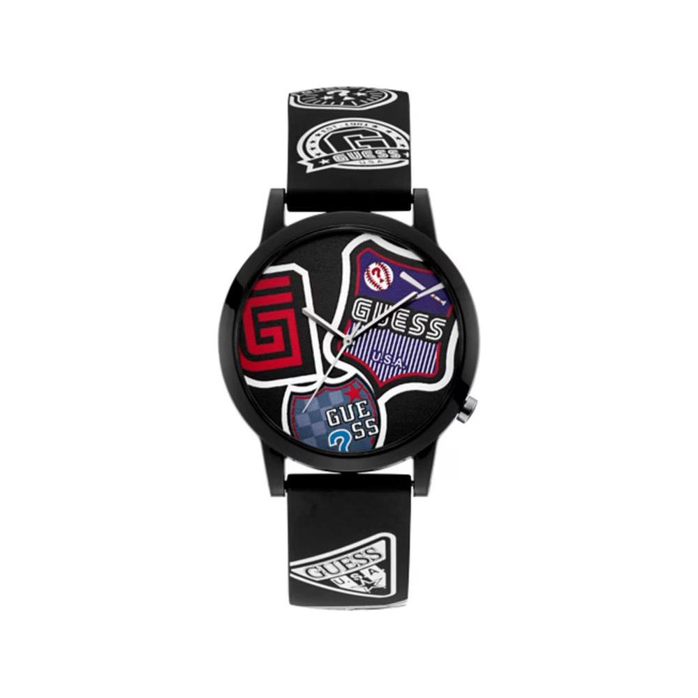 Guess Black Silicone Watch Guess Gray