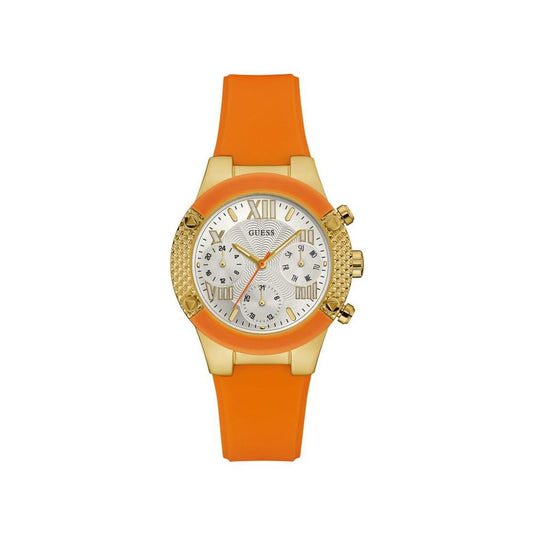 Guess Orange Silicone Watch Guess Chocolate
