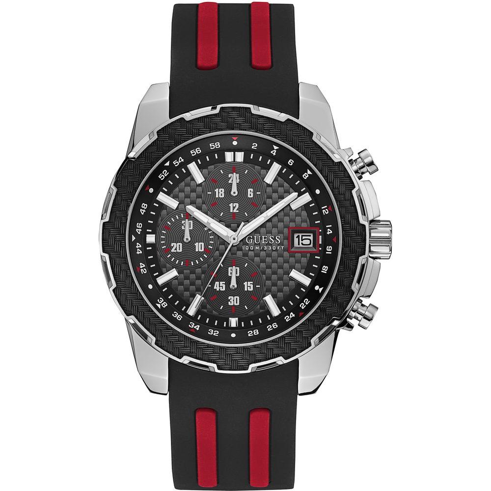Guess Black Rubber Watch Guess Gray