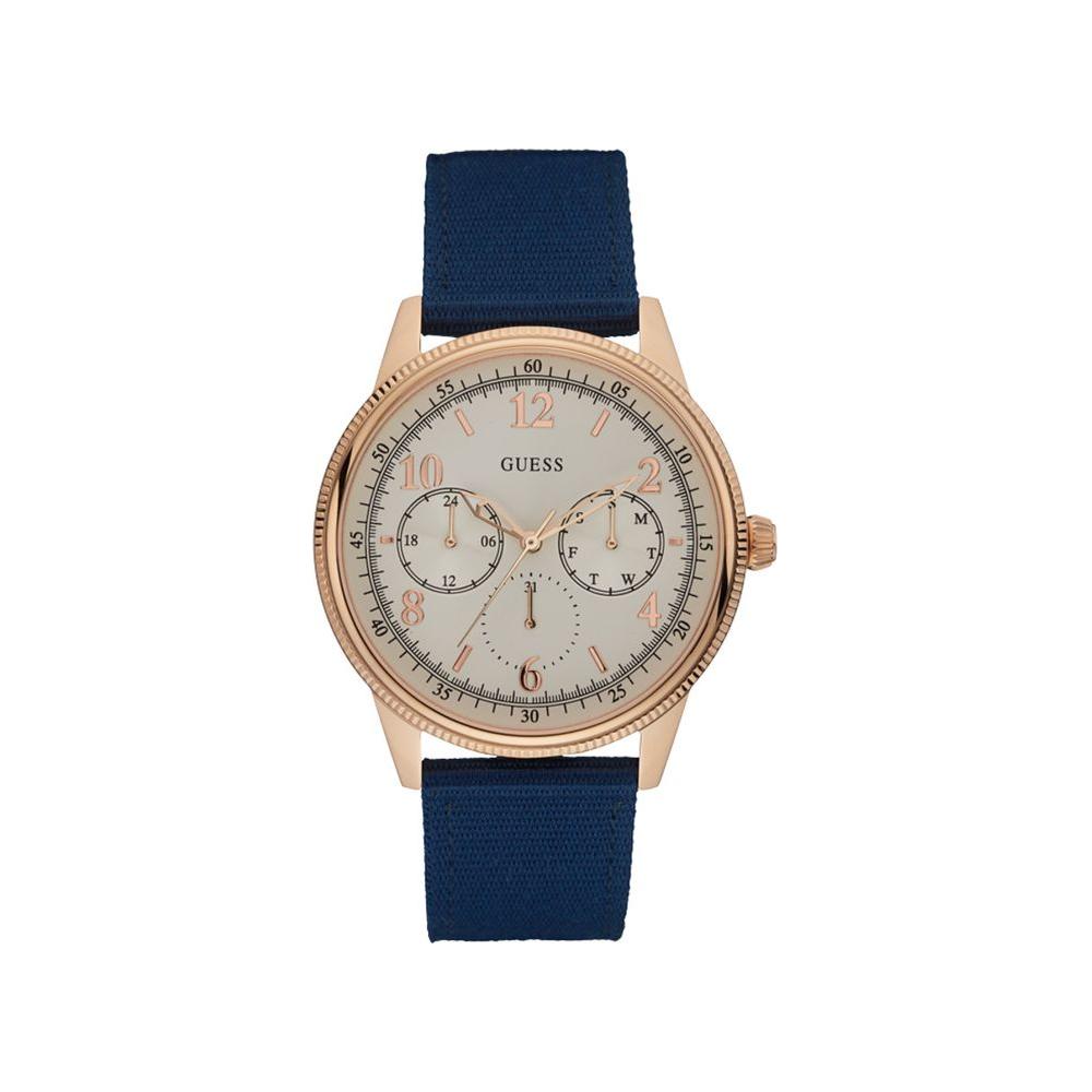 Guess Blue Nylon Watch Guess Tan