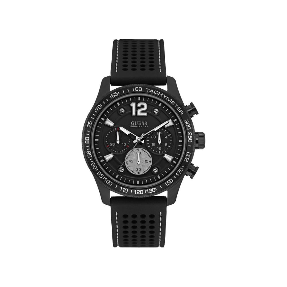Guess Black Silicone Watch Guess Dark Slate Gray