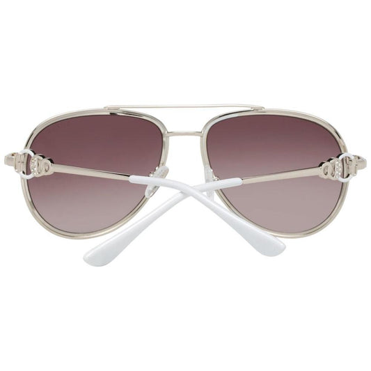 Guess Gold Metal Sunglasses Guess Rosy Brown