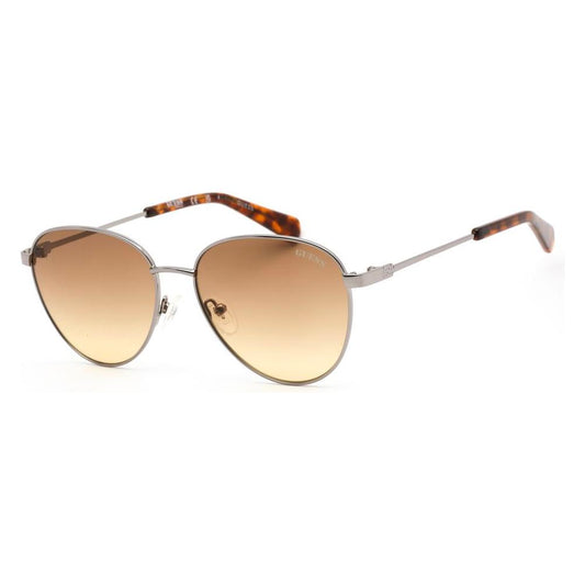 Guess Gray Metal Sunglasses Guess Tan