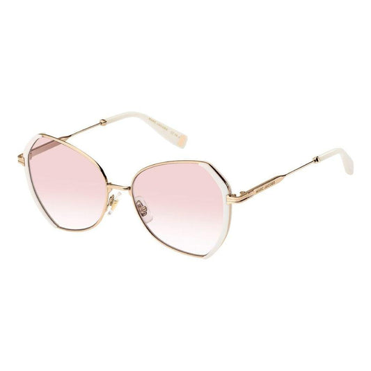 Marc Jacobs Gold Metal Sunglasses Marc Jacobs Antique White