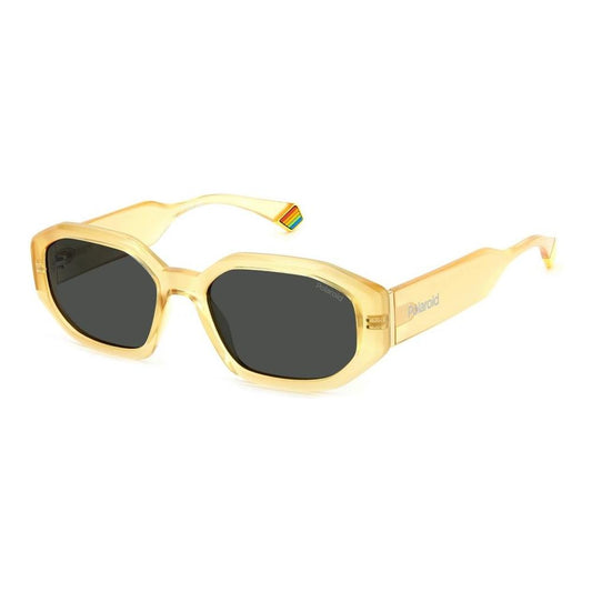 Polaroid Yellow Metal Sunglasses Polaroid