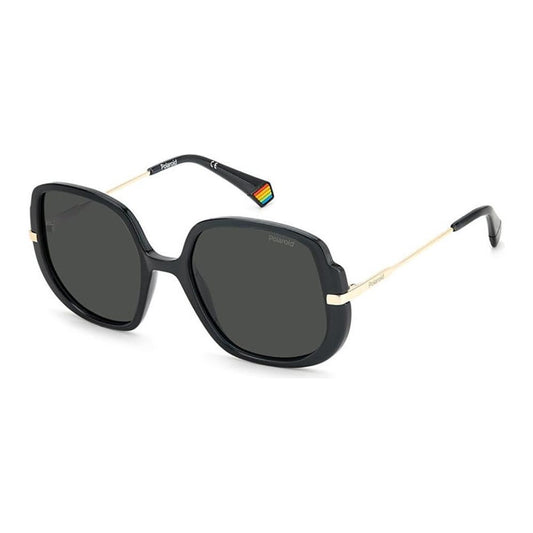 Polaroid Gray Metal Sunglasses Polaroid Dark Slate Gray