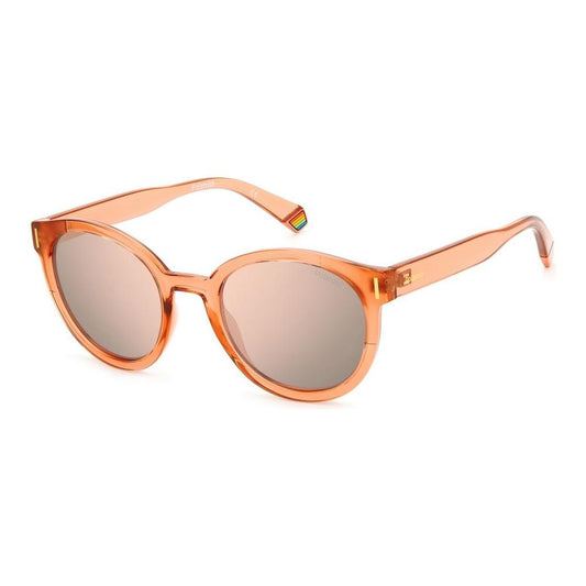 Polaroid Orange Plastic Sunglasses Polaroid Tan