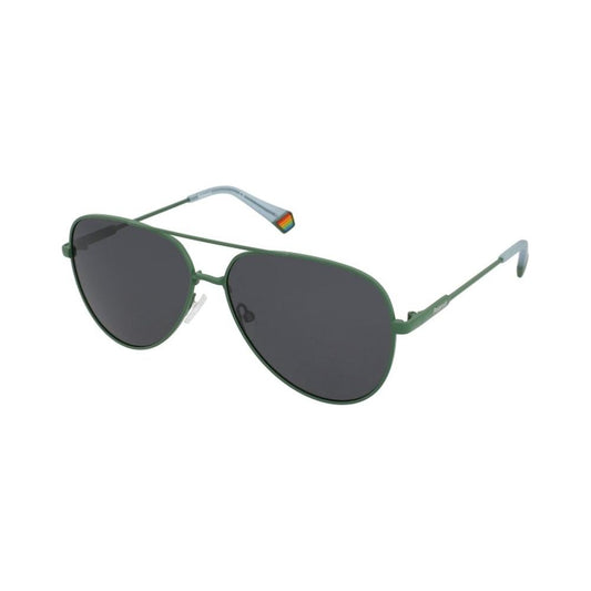 Polaroid Green Metal Sunglasses Polaroid Dark Slate Gray