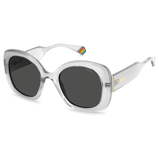 Polaroid Gray Metal Sunglasses Polaroid Light Gray