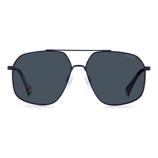 Polaroid Blue Stainless Steel Sunglasses Polaroid Dark Slate Gray