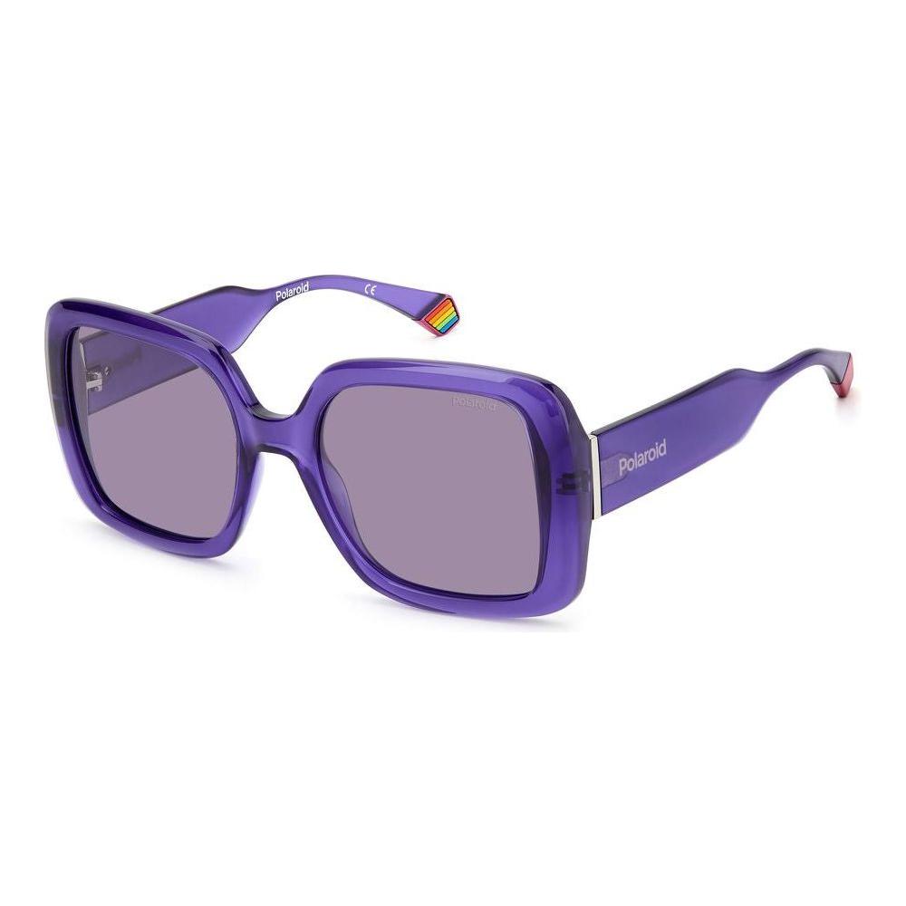 Polaroid Purple Plastic Sunglasses Polaroid Light Slate Gray