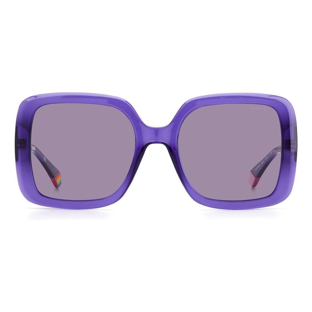 Polaroid Purple Plastic Sunglasses Polaroid Light Slate Gray