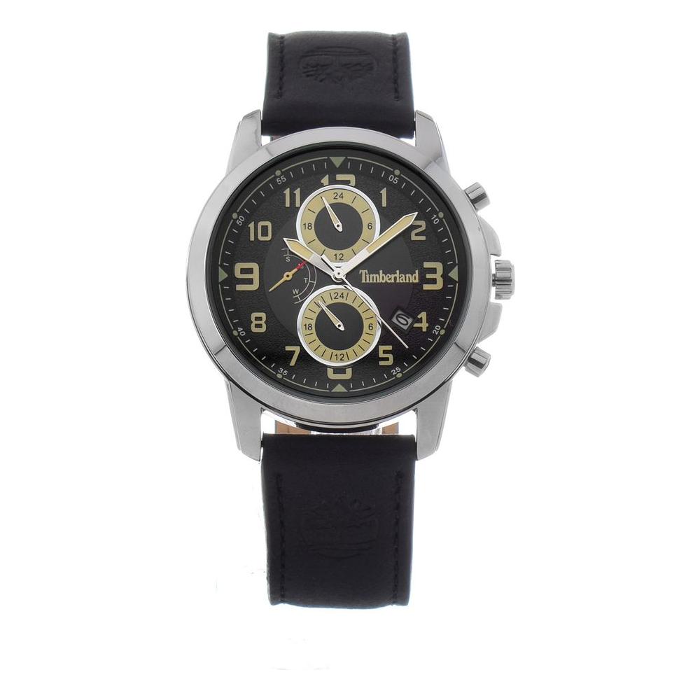 Timberland Brown Leather Watch Timberland Gray