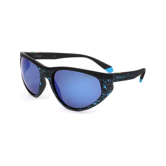 Polaroid Blue Rubber Sunglasses Polaroid Light Slate Gray