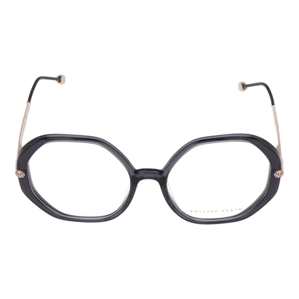 Philipp Plein Gray Cellulose Acetate Glasses (Frames)