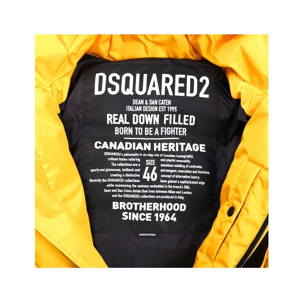 Dsquared² Yellow Nylon Jacket Dsquared²