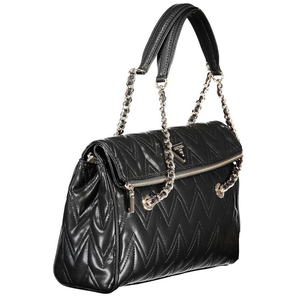 Guess Jeans Black Polyethylene Handbag Guess Jeans